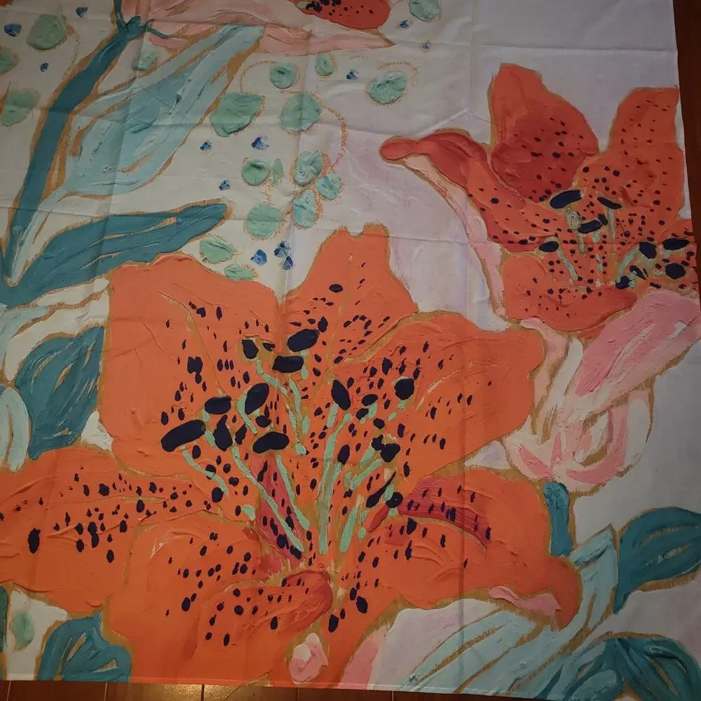 Society6 Tropical Flower Fabric Wall Hanging Tapestry Home Decor 58